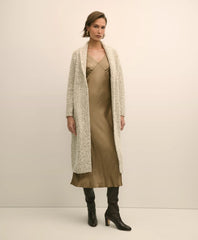 Wool-Cashmere Long Cardigan