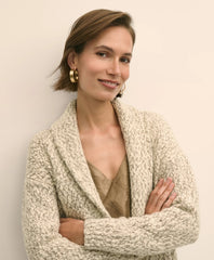 Wool-Cashmere Long Cardigan