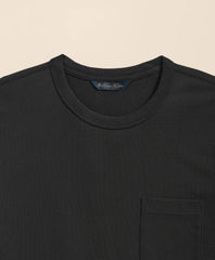 Pique T-Shirt in Garment-Washed Supima® Cotton