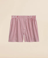 Cotton Broadcloth Butcher-Stripe Boxers