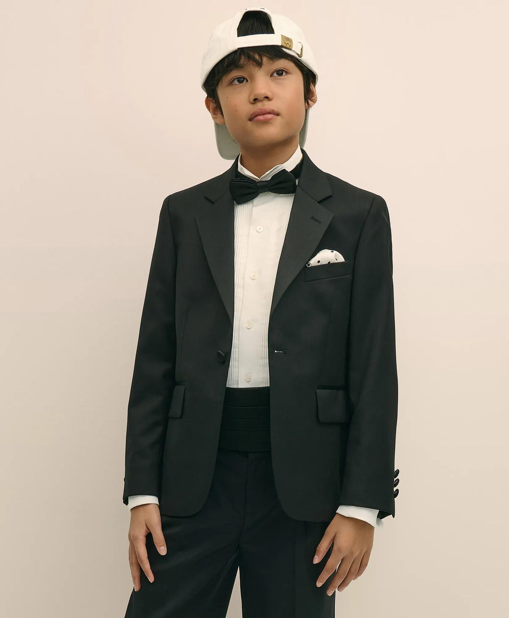 Boys Prep One-Button Tuxedo Jacket