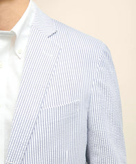 Classic Fit Stretch Cotton Seersucker Sport Coat