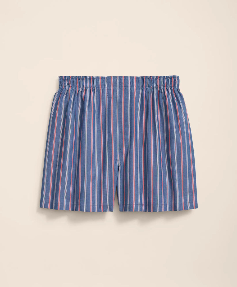 Cotton Broadcloth Striped Boxers