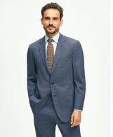 Traditional Fit Wool Checked 1818 Suit