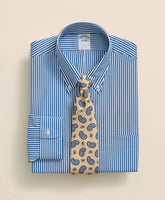 Pure Supima® Cotton Regular-Finish Polo Button Down Collar, Candy Stripe Dress Shirt