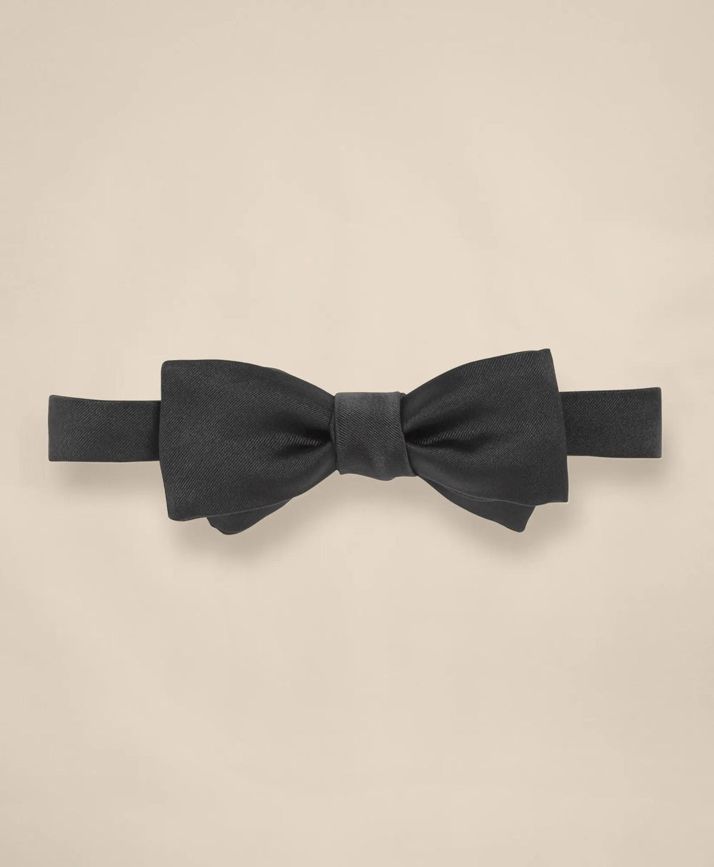 Formal Square End Satin Bow Tie