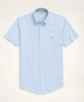 Stretch Non-Iron Oxford Button-Down Collar Short-Sleeve Sport Shirt