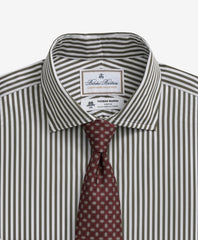Brooks Brothers X Thomas Mason® Cotton English Collar, Striped Dress Shirt