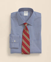 Stretch Supima® Cotton Non-Iron Pinpoint Oxford Ainsley Collar, Gingham Dress Shirt