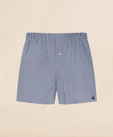Slim Fit Cotton Broadcloth Check Boxers