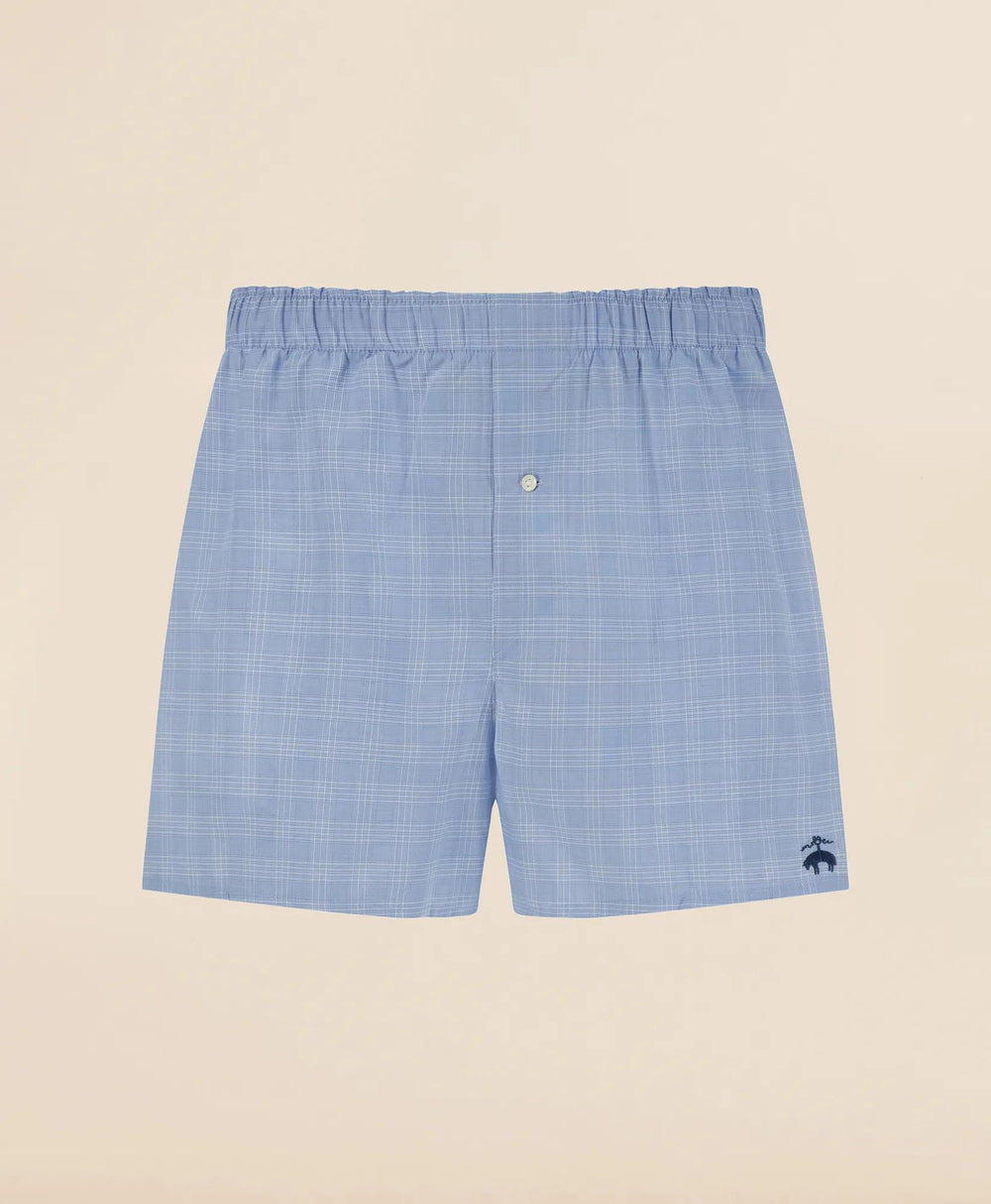 Slim Fit Cotton Broadcloth Check Boxers