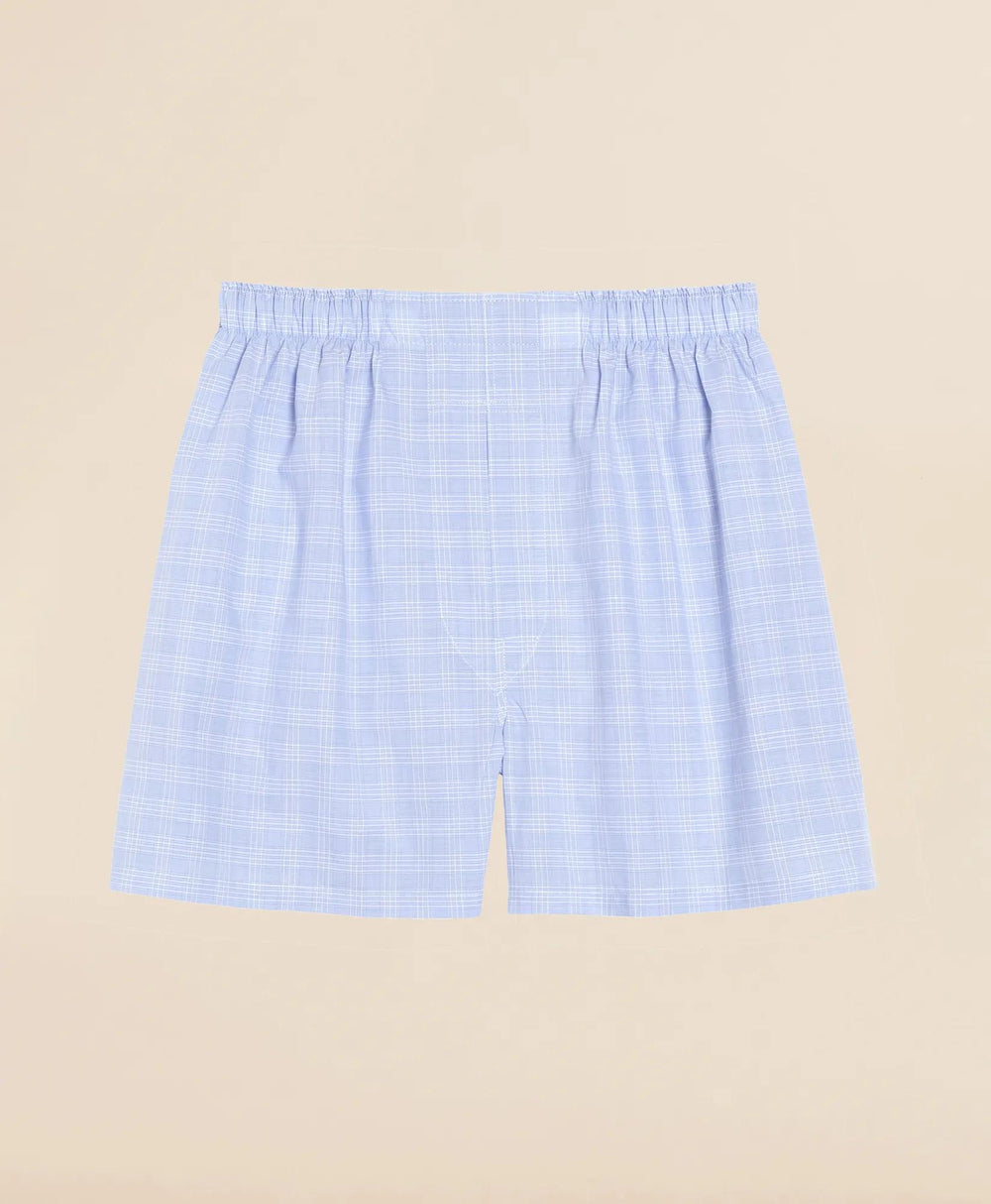 Cotton Broadcloth Glen Plaid Boxers