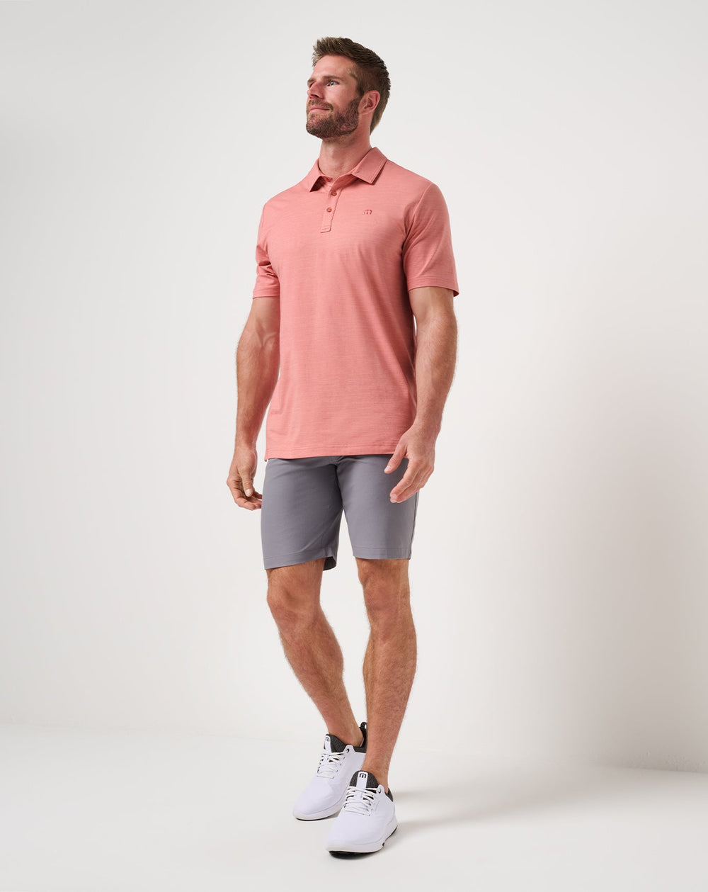 Dusty Rose Travis Mathew Men|Golf|New