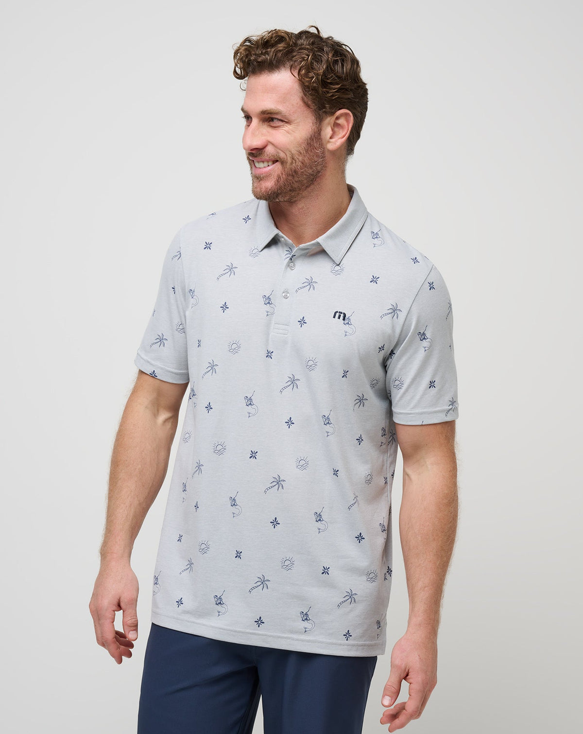 Heather Light Grey Travis Mathew Men