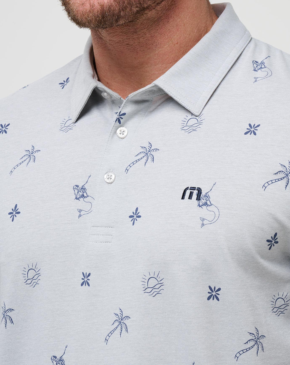 Heather Light Grey Travis Mathew Men