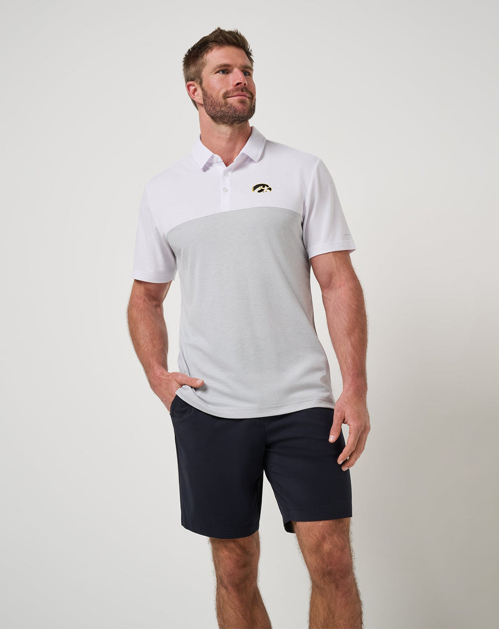 White/Heather Grey Travis Mathew Men|Game Day|New