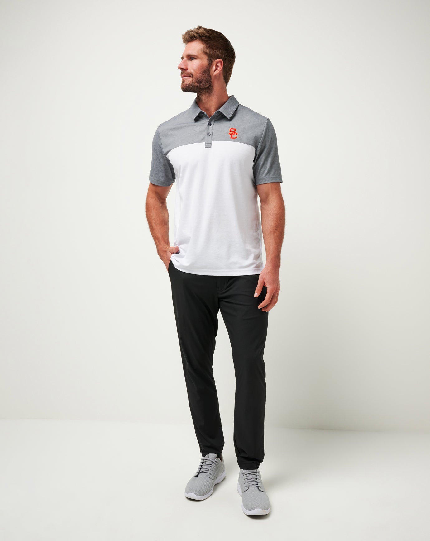 Heather Quiet Shade/White Travis Mathew Men|Game Day|New