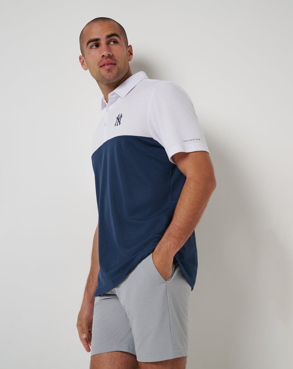 White/Navy Travis Mathew Men|Game Day|New