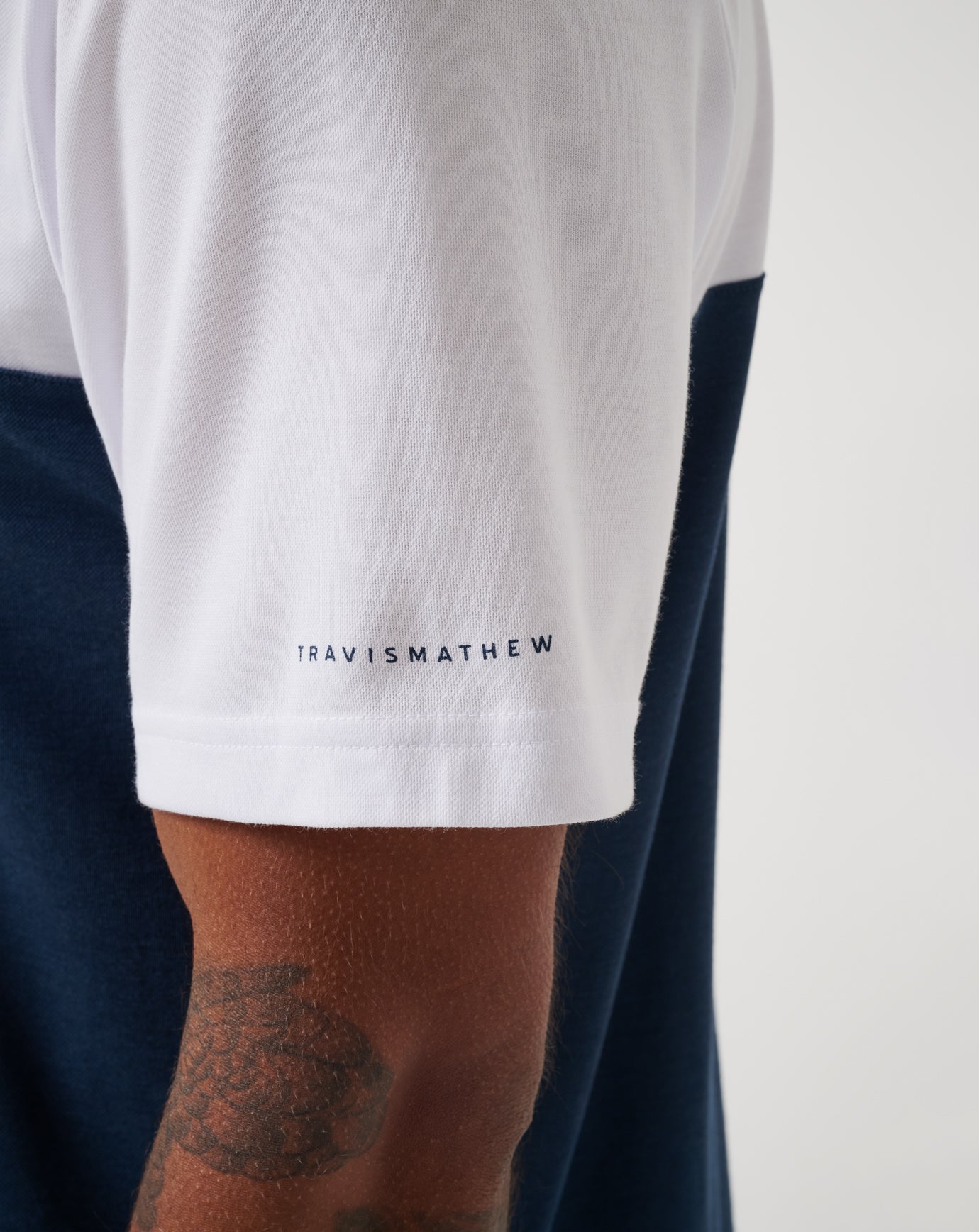 White/Navy Travis Mathew Men|New