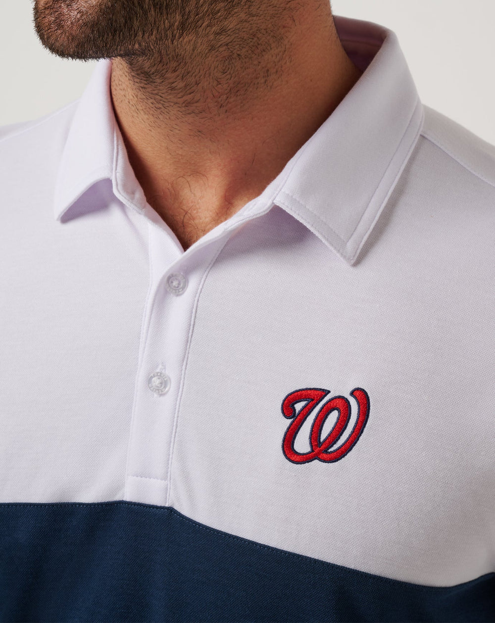 White/Navy Travis Mathew Men|New
