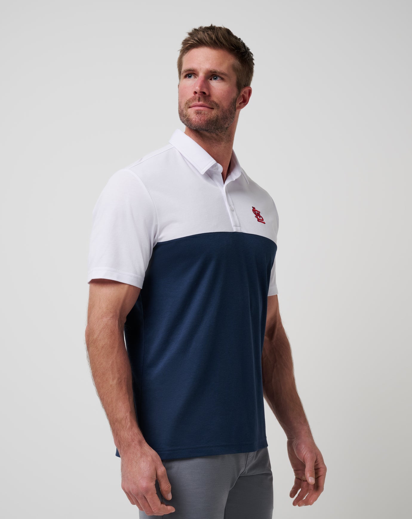 White/Navy Travis Mathew Men|New