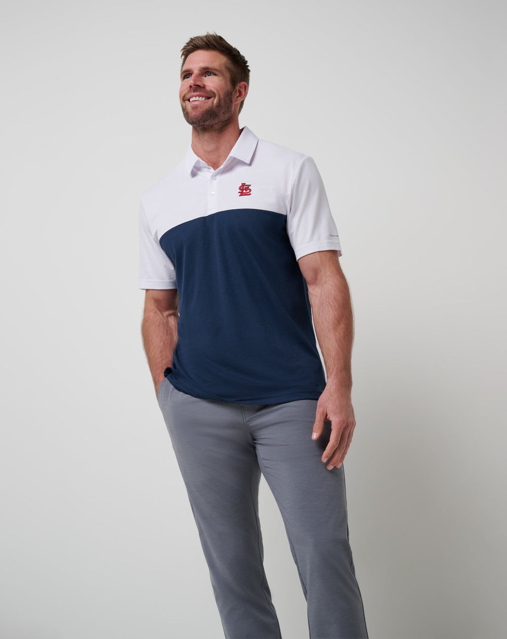 White/Navy Travis Mathew Men|New