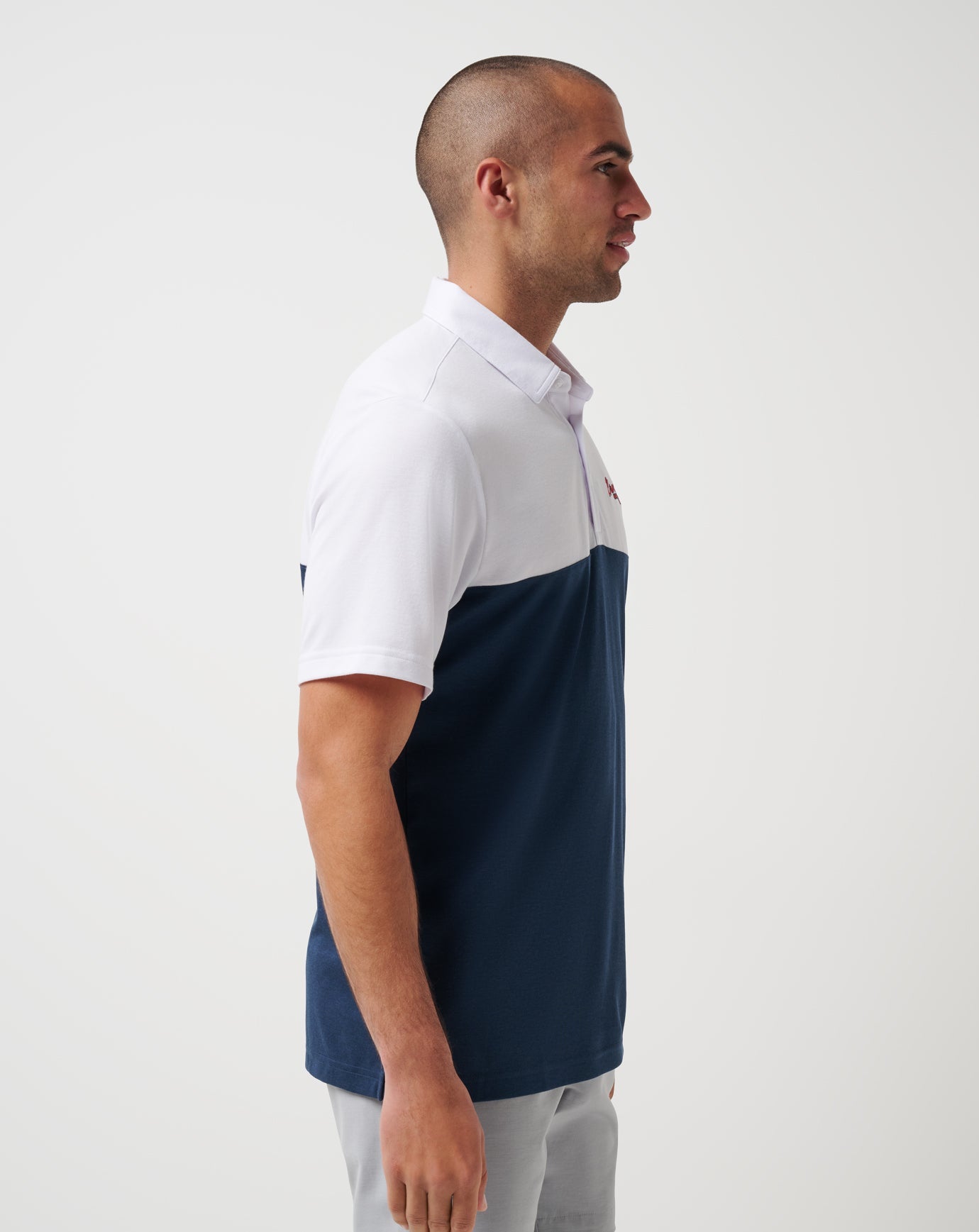 White/Navy Travis Mathew Men|New