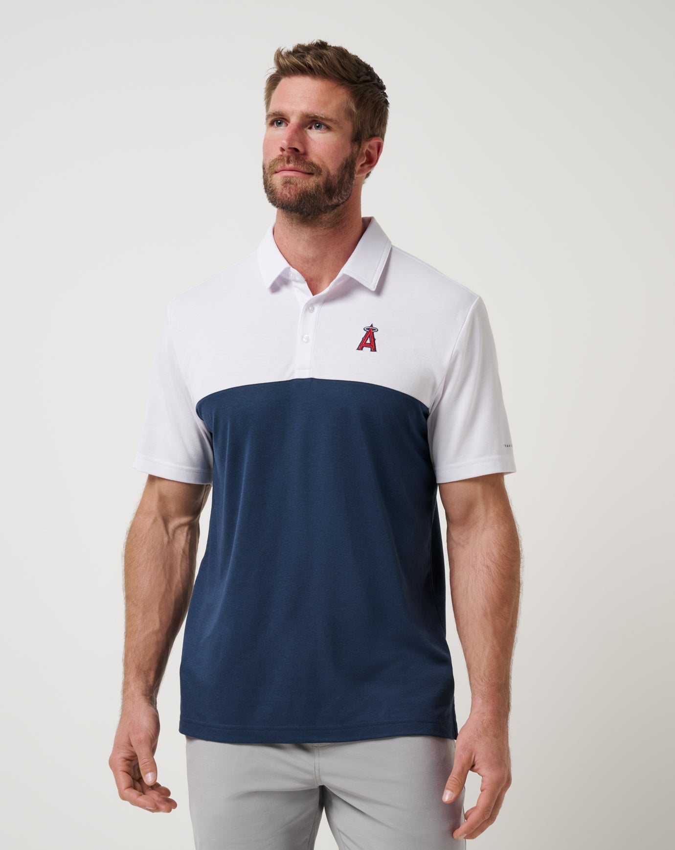 White/Navy Travis Mathew Men|New