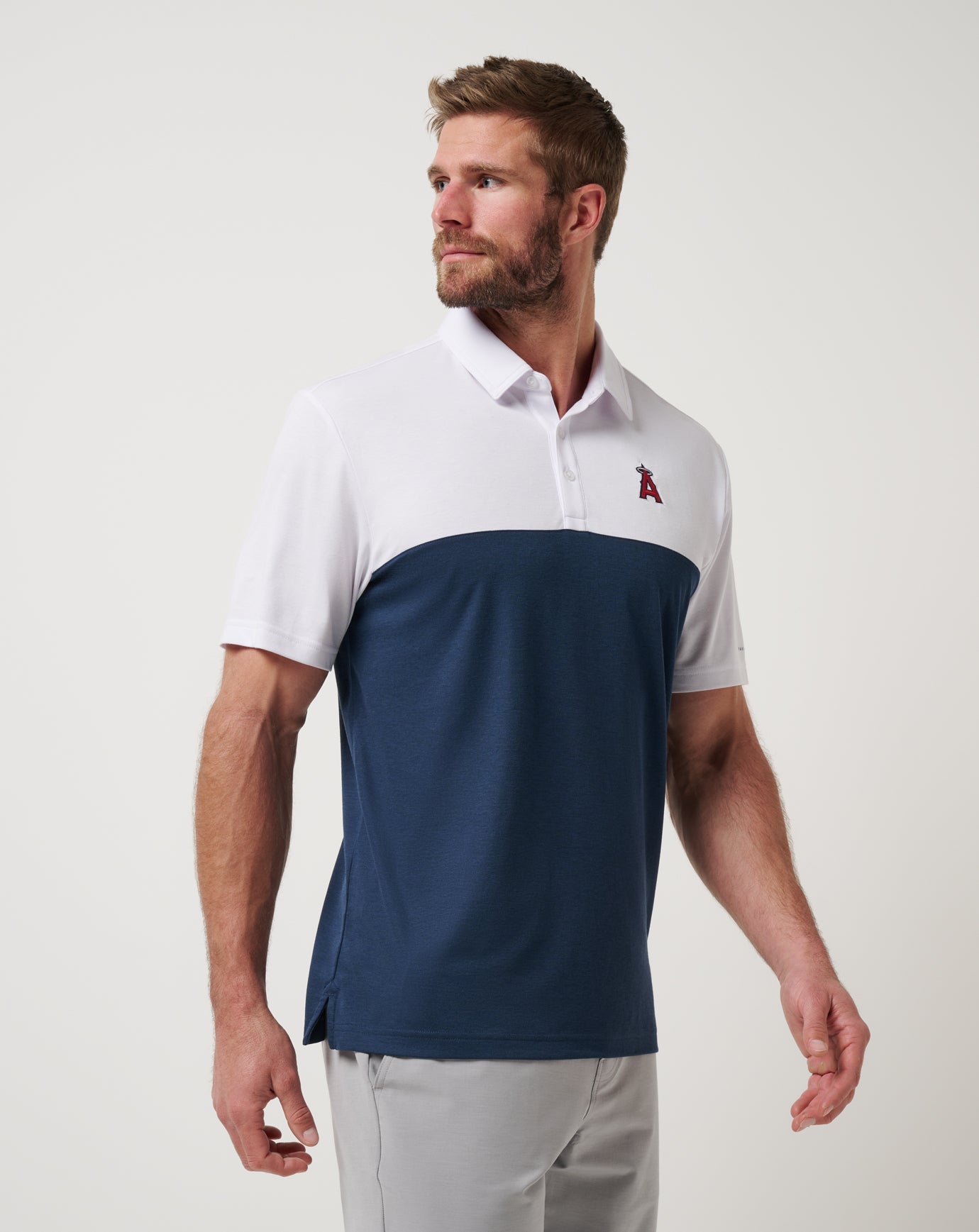 White/Navy Travis Mathew Men|New
