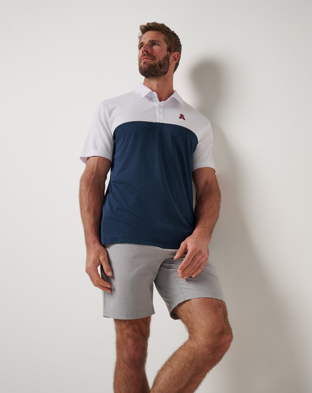 White/Navy Travis Mathew Men|New