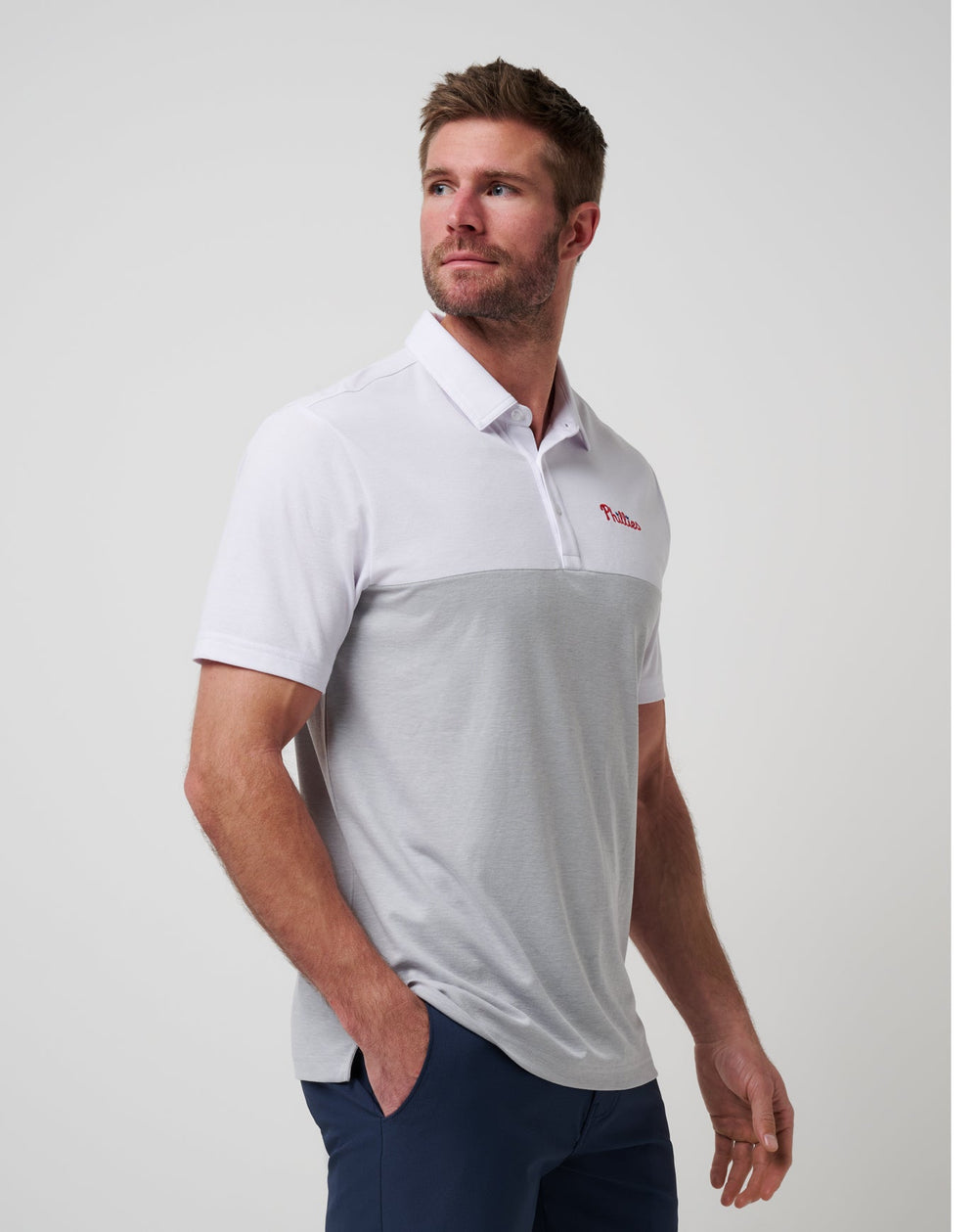White/Heather Grey Travis Mathew Men|Game Day|New