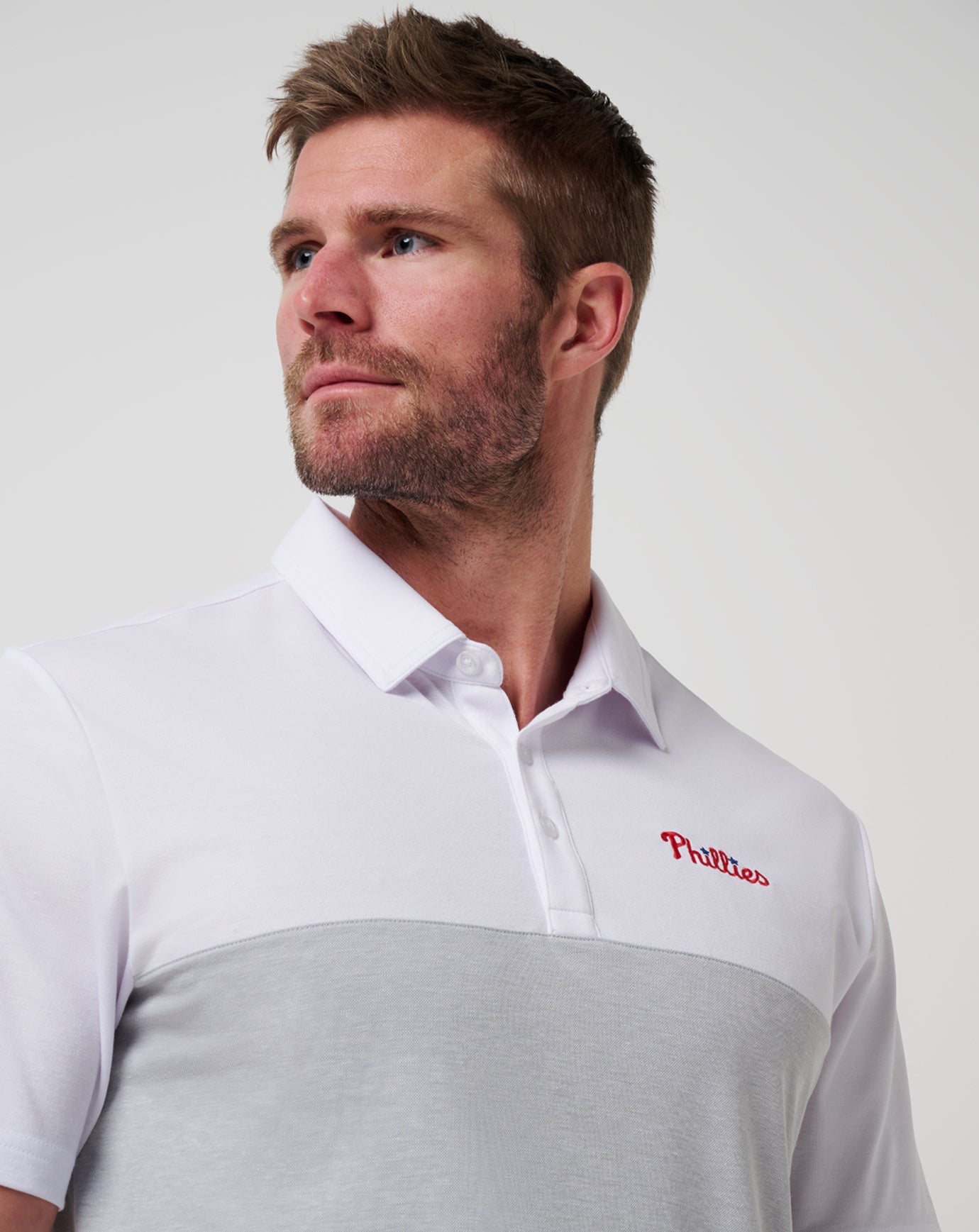 White/Heather Grey Travis Mathew Men|Game Day|New