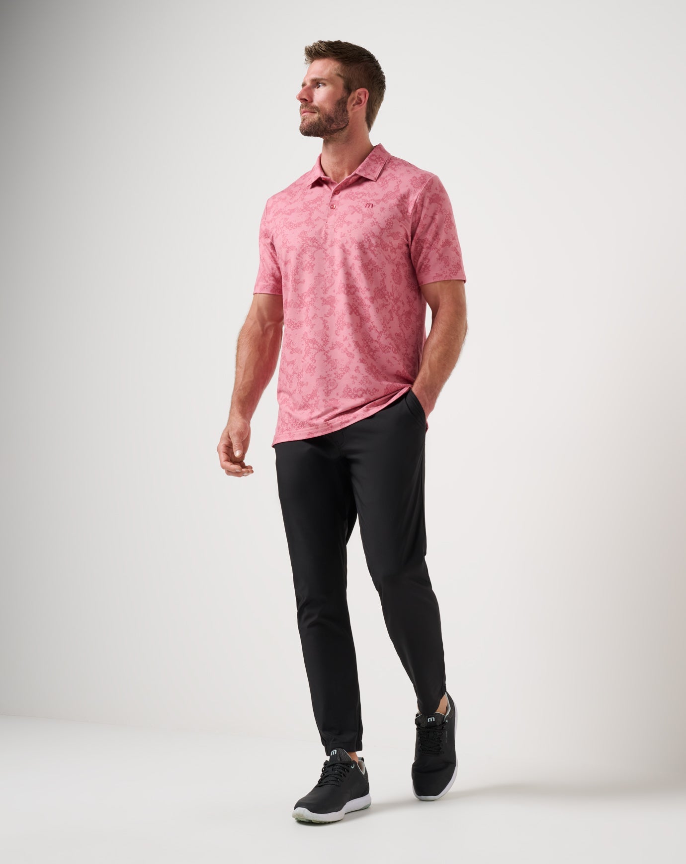 Dusty Rose Travis Mathew Men|Golf|New