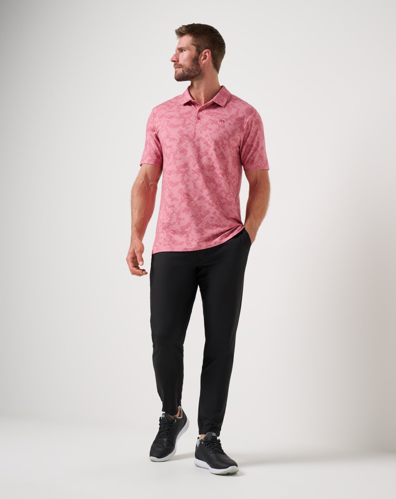 Dusty Rose Travis Mathew Men|Golf|New