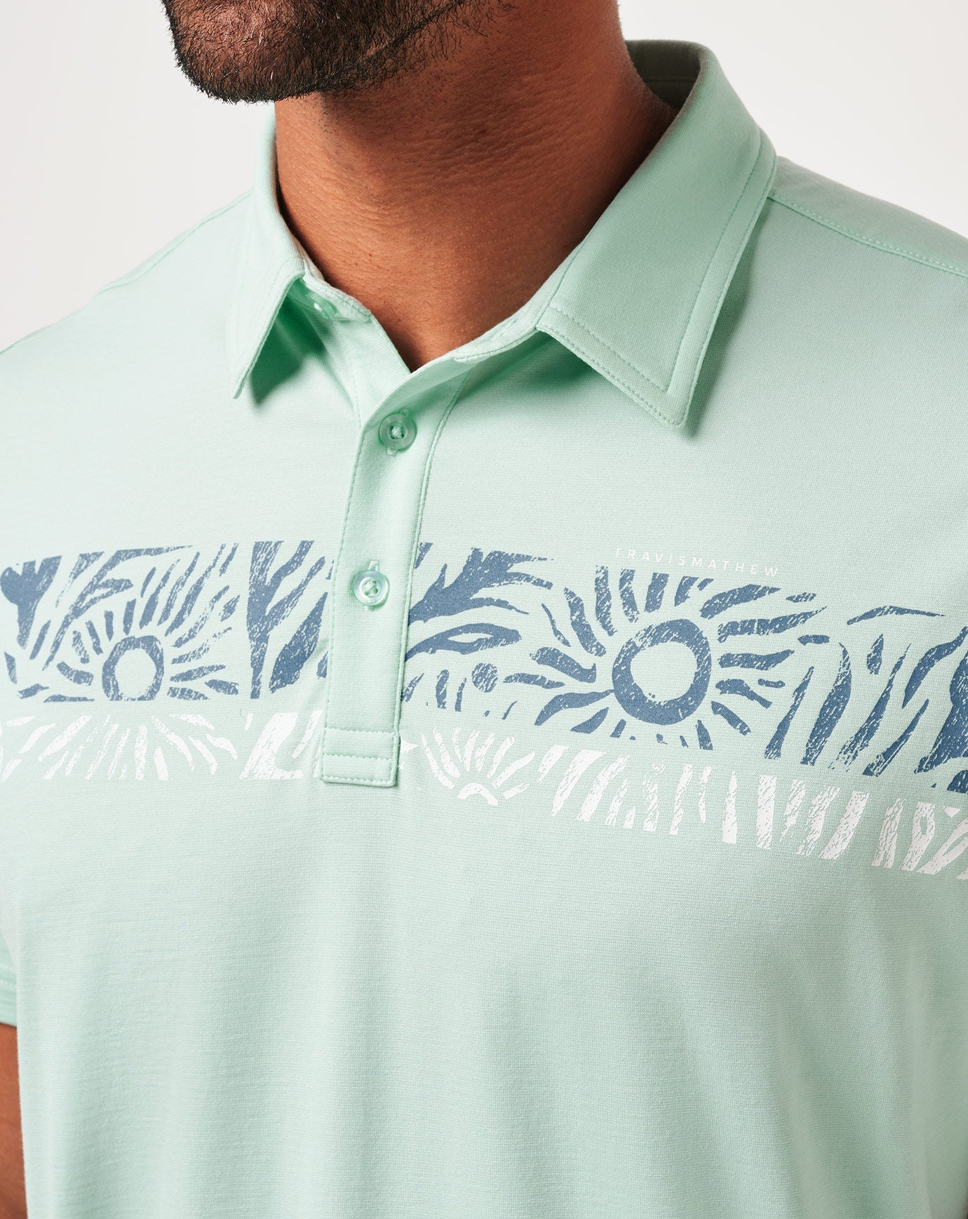 Eggshell Blue Travis Mathew Men|Golf