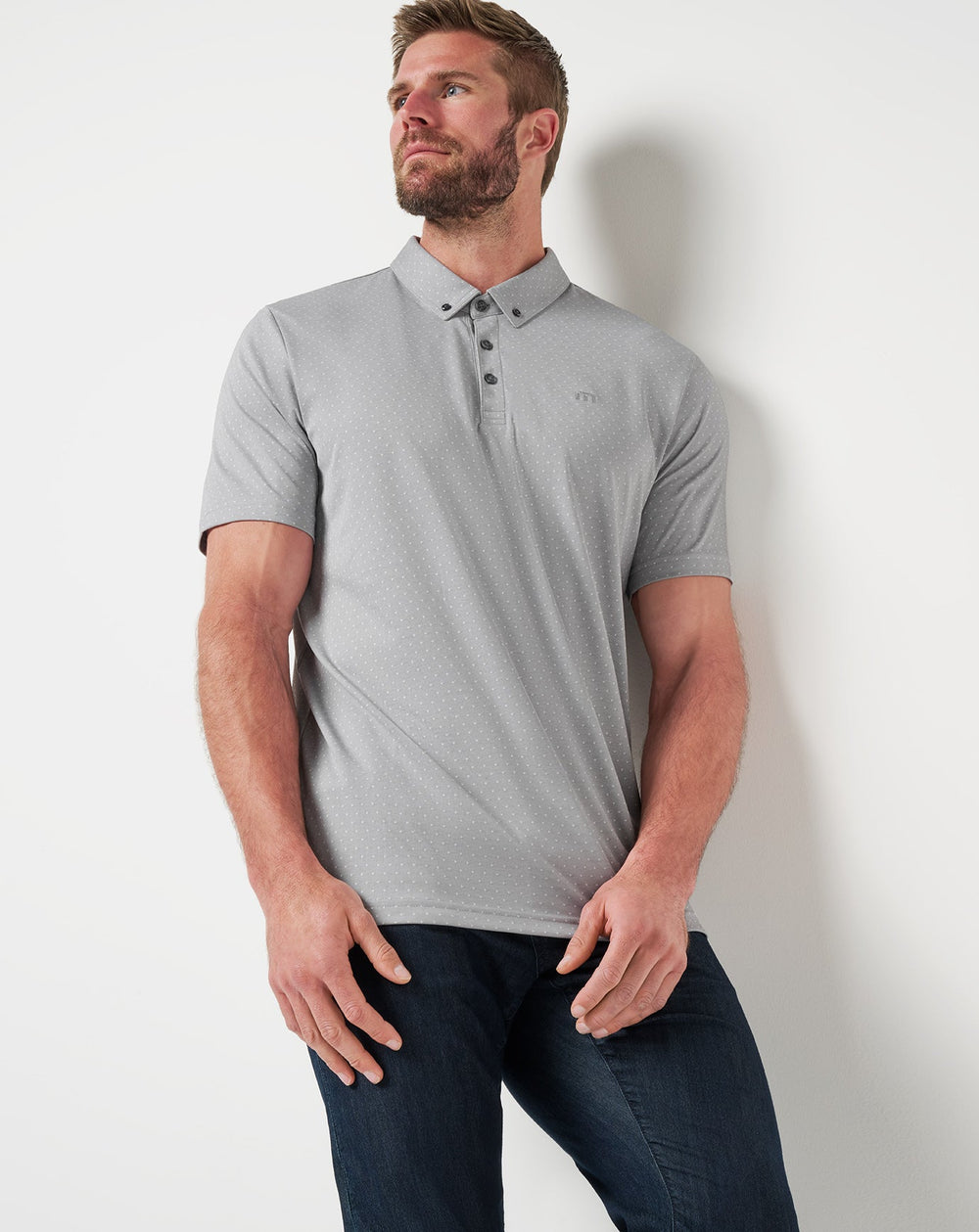 Heather Light Grey Travis Mathew Men