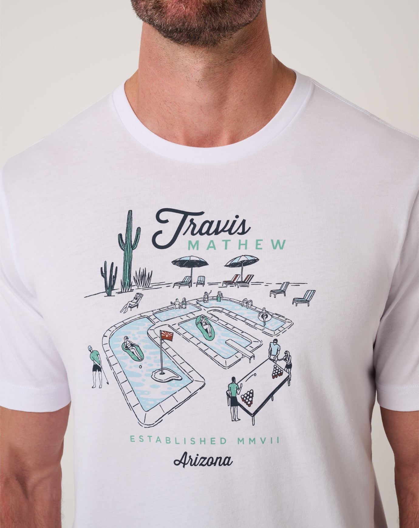 White Travis Mathew Men