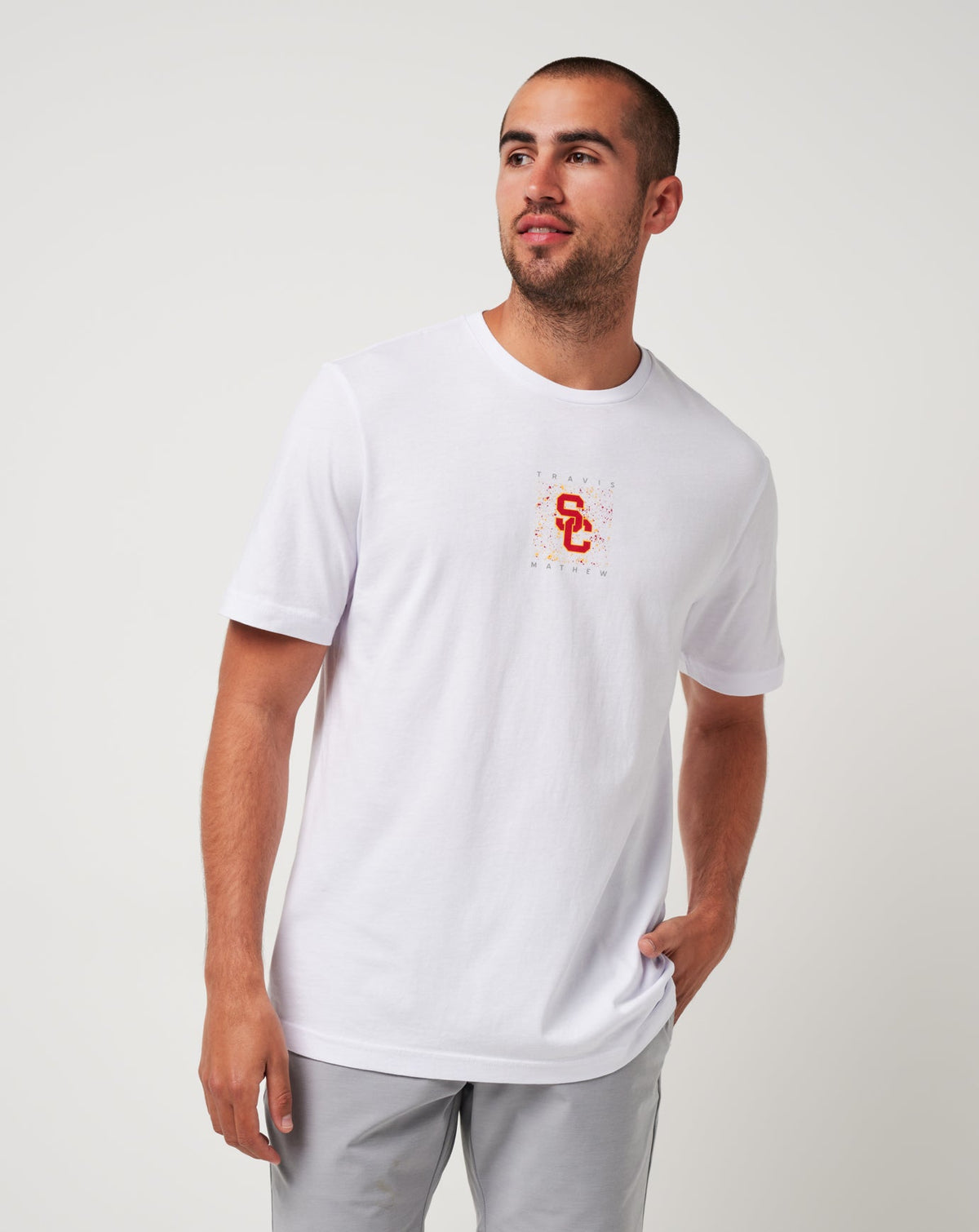 White Travis Mathew Men|Game Day|New