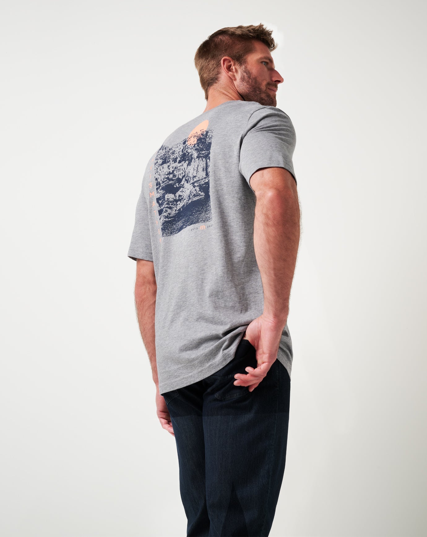 Heather Medium Grey Travis Mathew Men