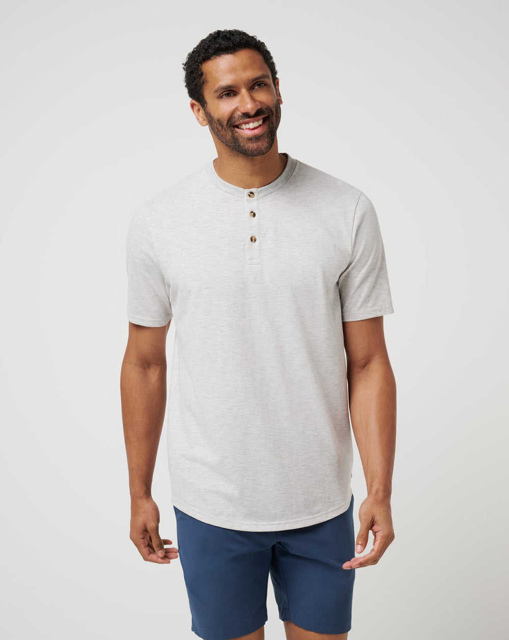 Heather Light Grey Travis Mathew Men