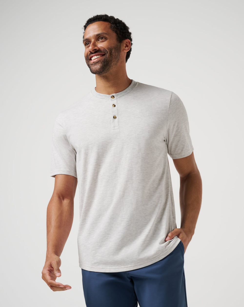Heather Light Grey Travis Mathew Men