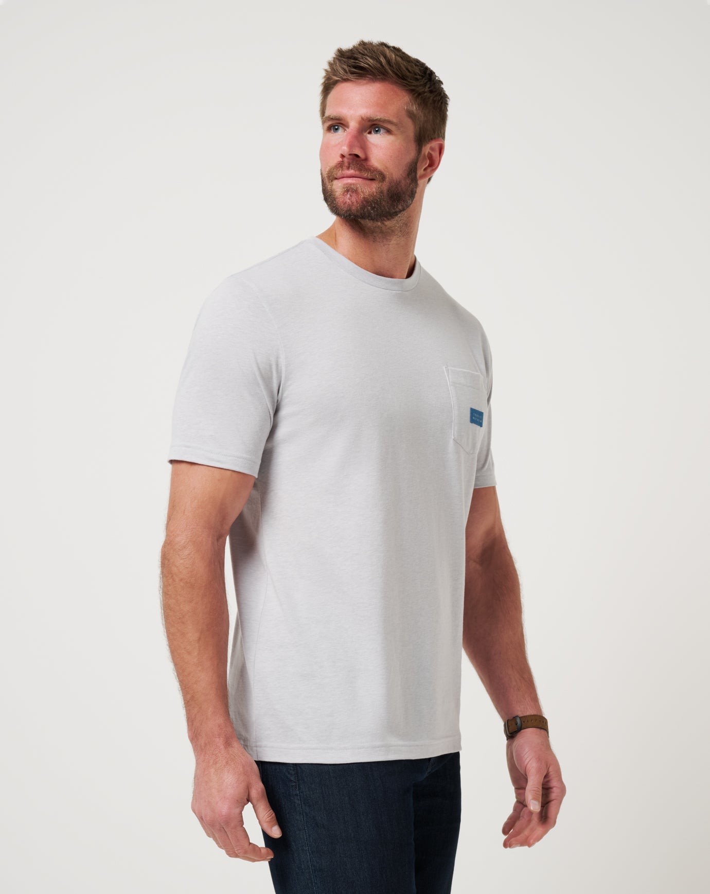 Heather Light Grey Travis Mathew Men