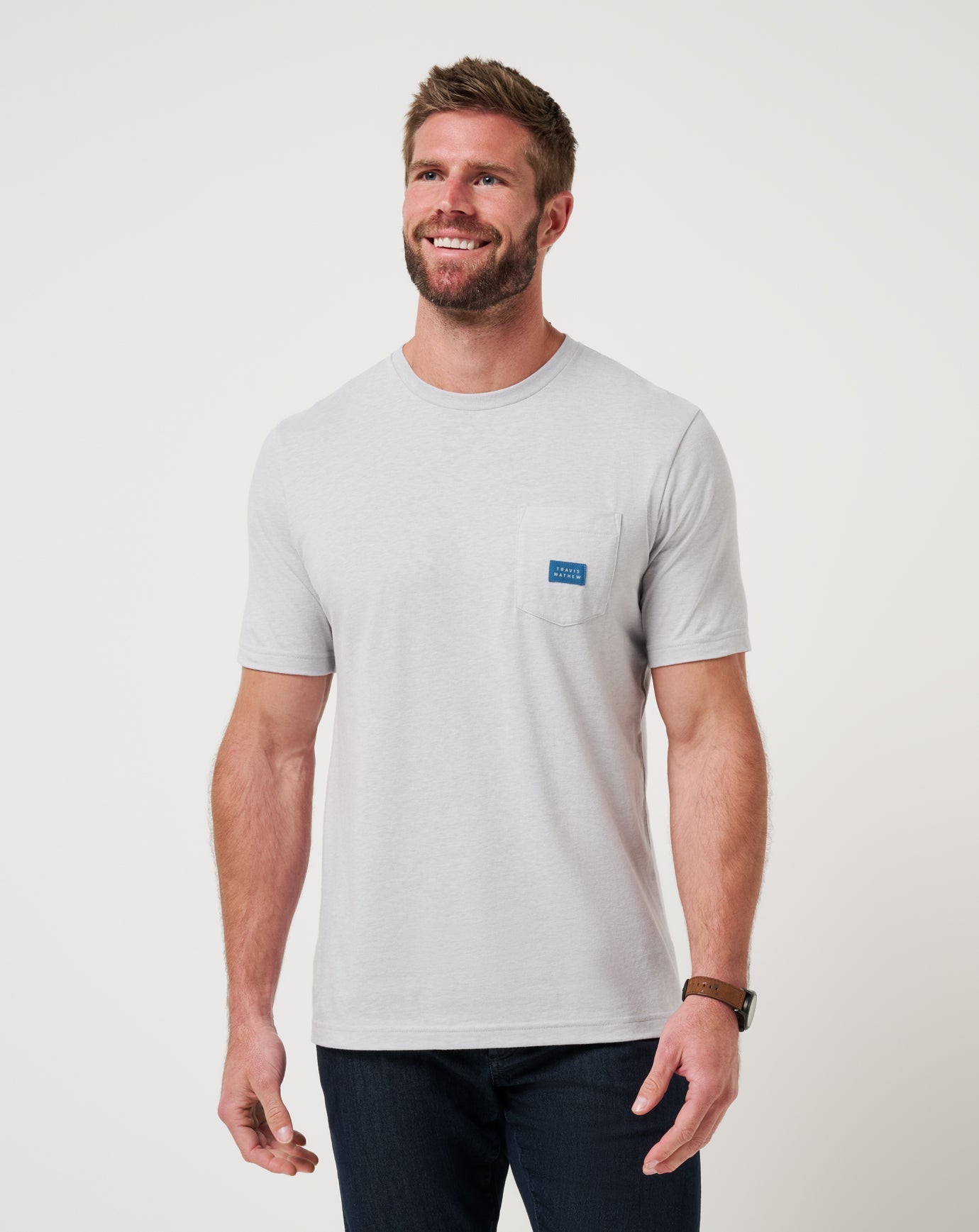 Heather Light Grey Travis Mathew Men