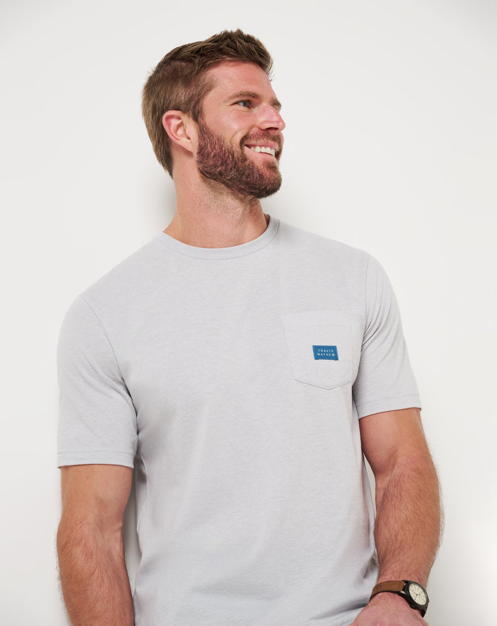 Heather Light Grey Travis Mathew Men