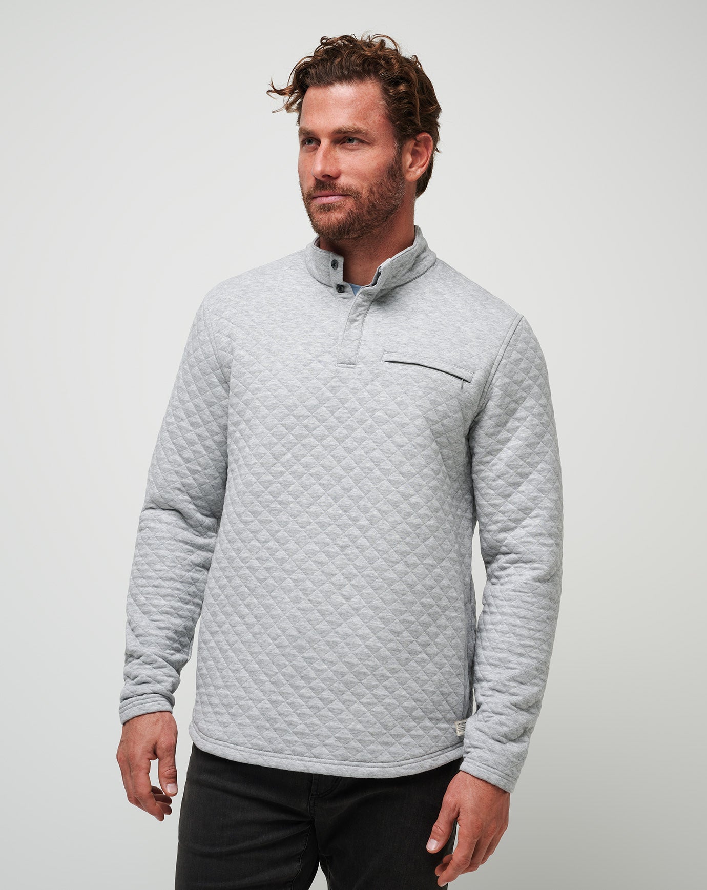 Heather Light Grey Travis Mathew Men