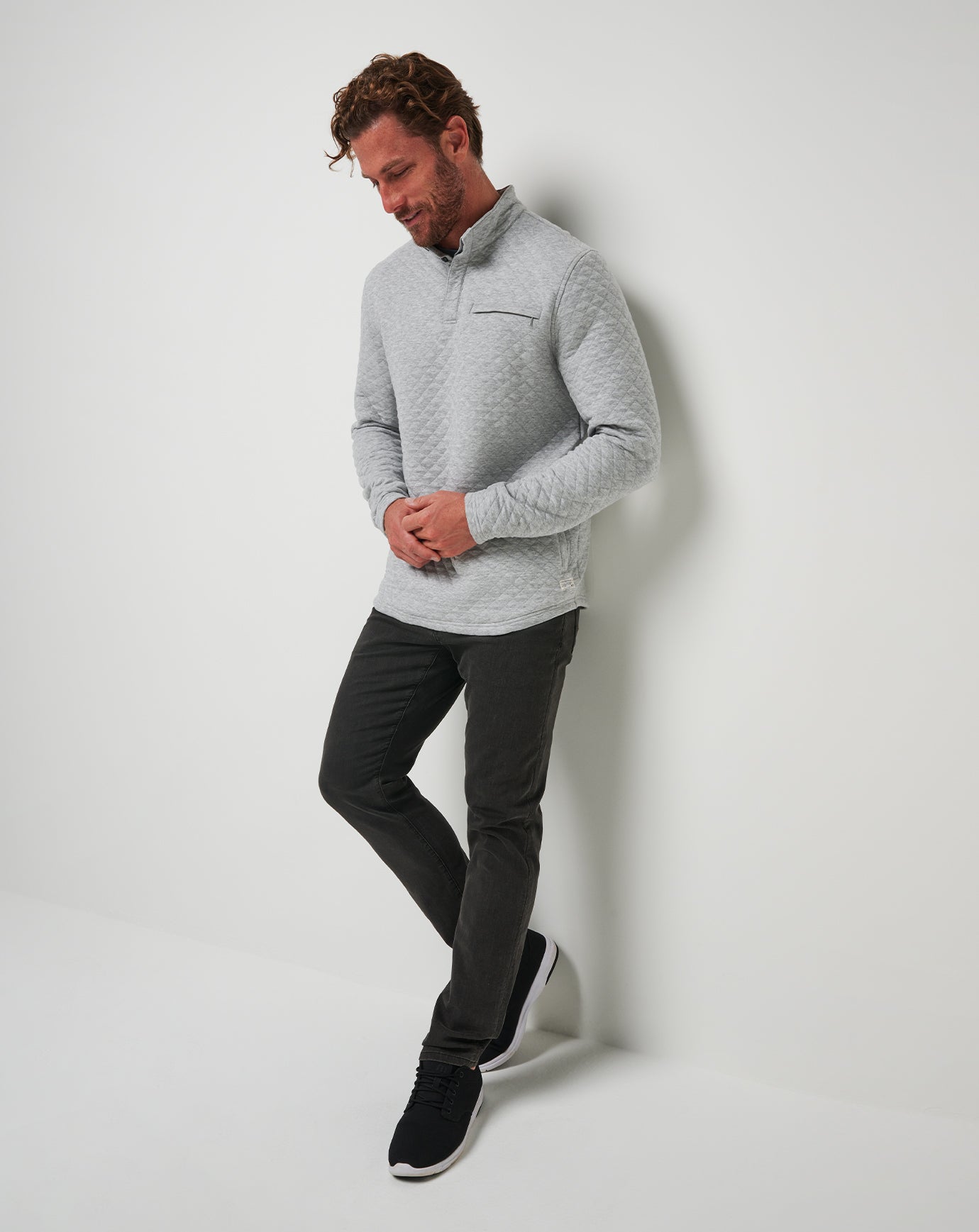 Heather Light Grey Travis Mathew Men