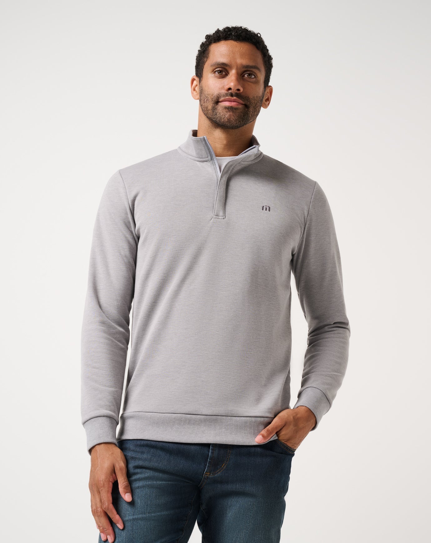 Heather Medium Grey Travis Mathew Men|Golf|New
