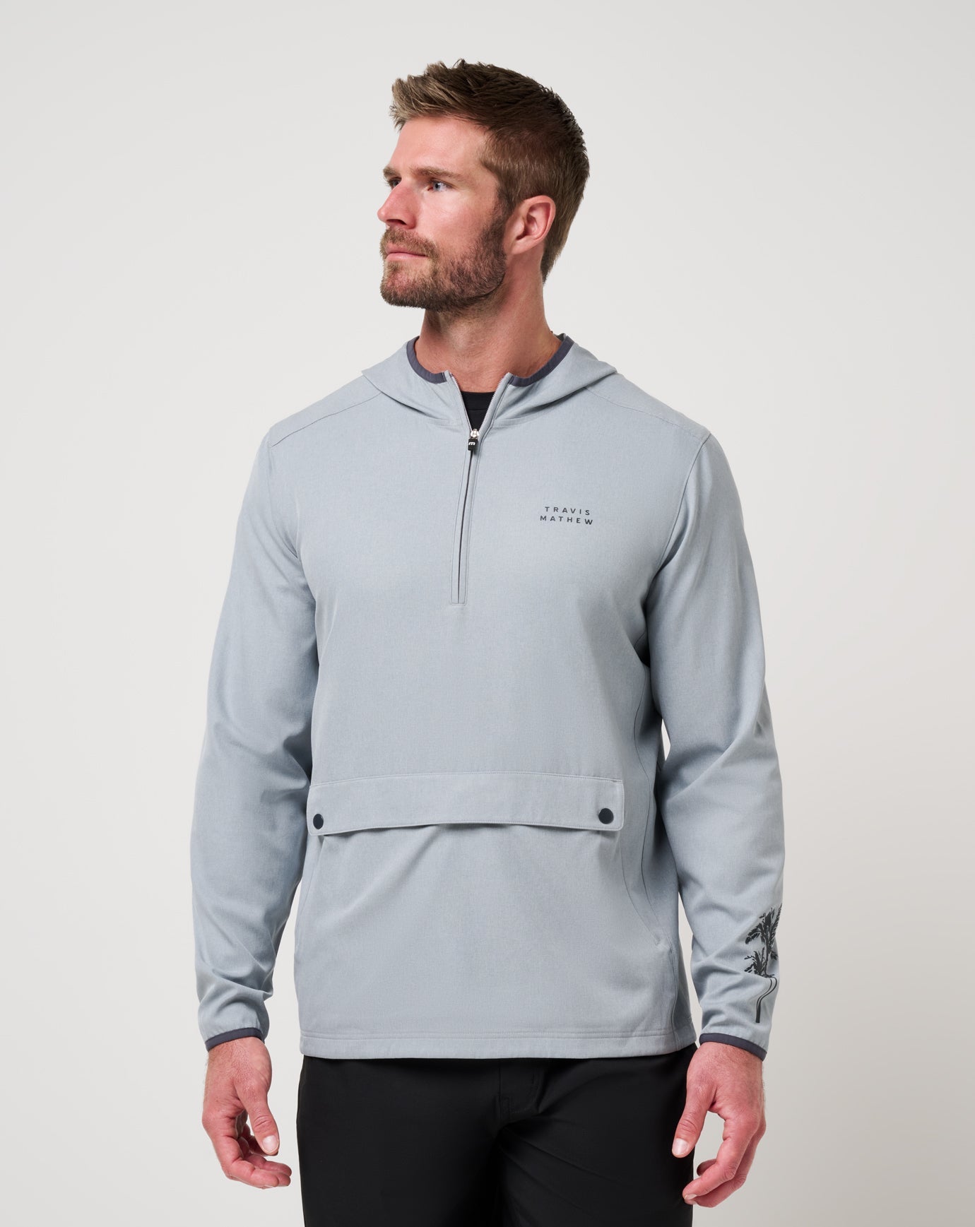 Heather Light Grey Travis Mathew Men|Golf