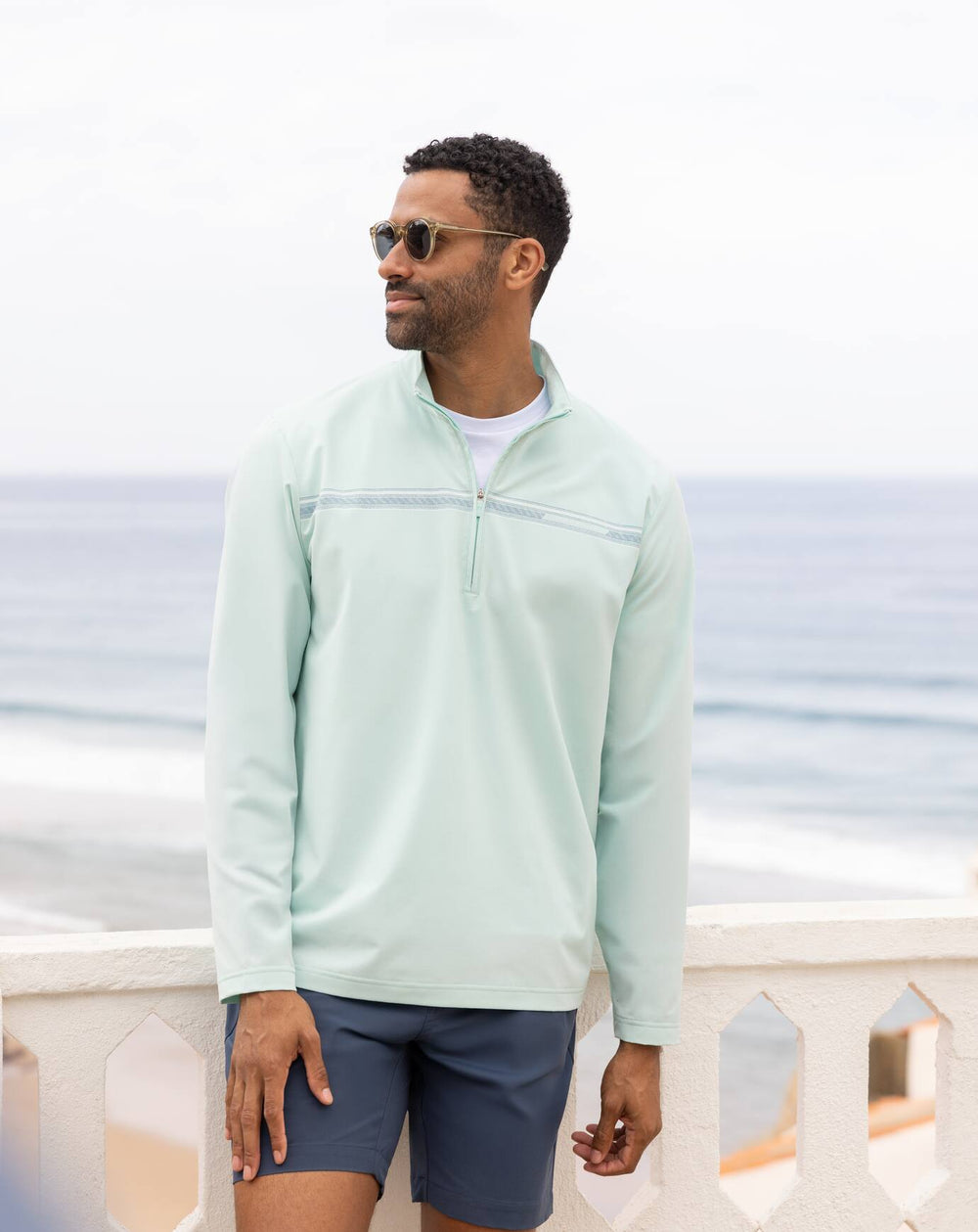 Eggshell Blue Travis Mathew Men|Golf