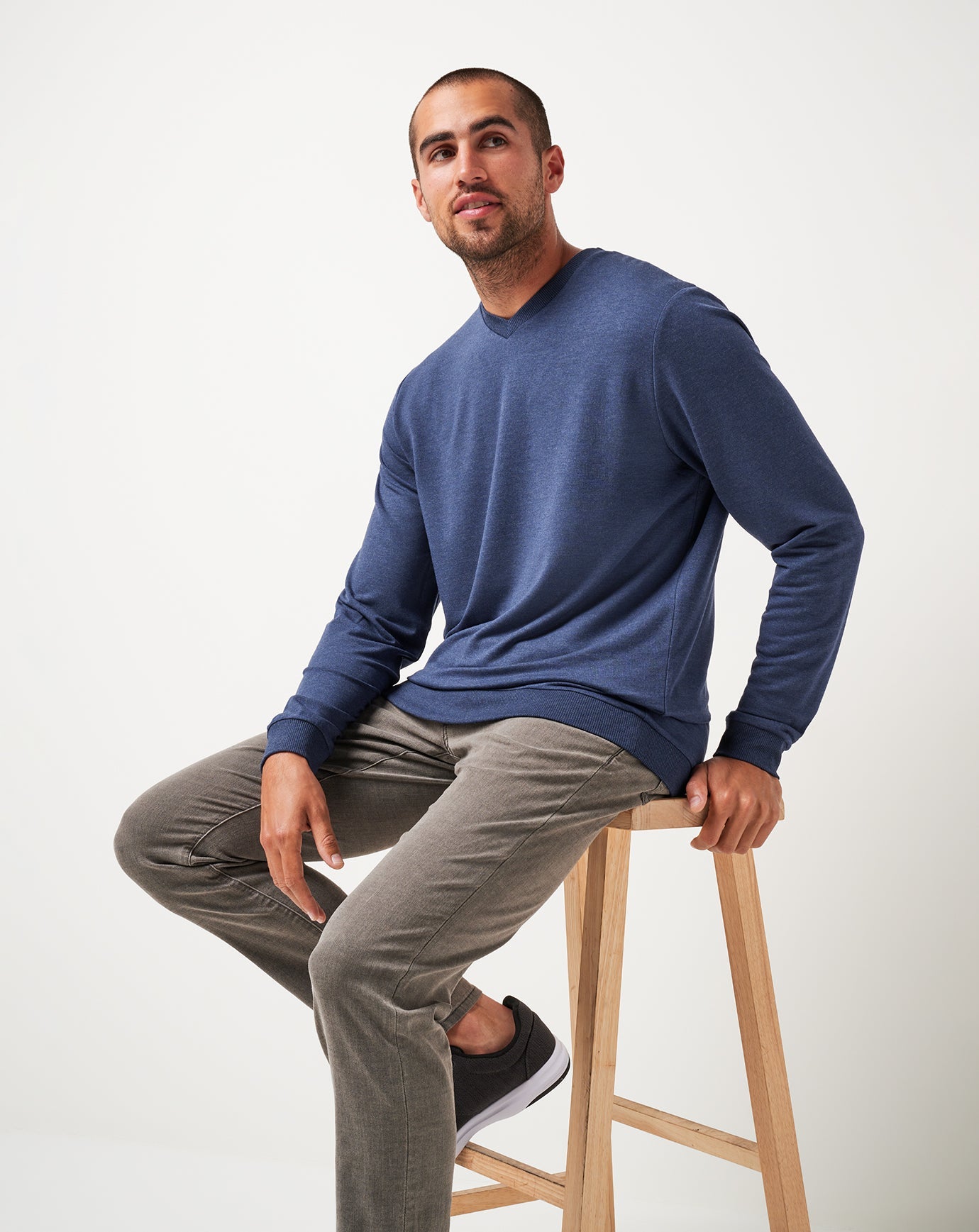 Heather Blue Nights Travis Mathew Men|Golf